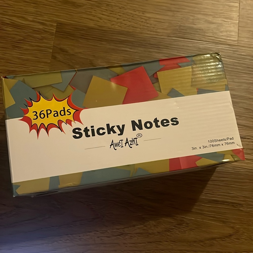 36 Pads Sticky Notes